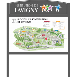 Plan situation Insitution Lavigny
